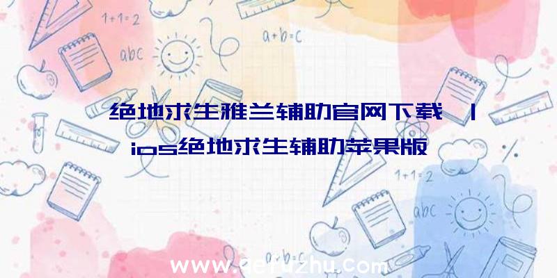 「绝地求生雅兰辅助官网下载」|ios绝地求生辅助苹果版